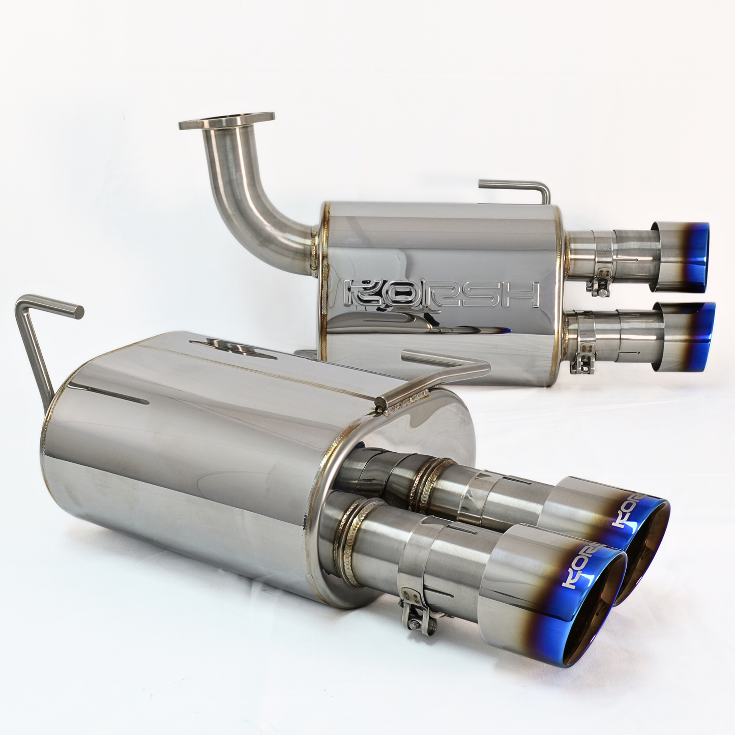 Korsh Subaru WRX 2015+ Auto CVT Turbo Back Exhaust - Stainless Steel with Titanium Tips