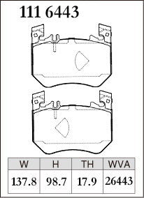 Dixcel Front Brake Pads – Mercedes-Benz GLC350e / GLC43 (X254)