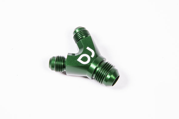 Radium 14-0177 Y-Adapter Block, 8AN Male to Dual 6AN Male - Radium Engineering | Coore Australia