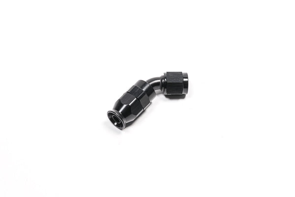 Radium 14-0632 PTFE Hose End, 6AN 45°, Black - Radium Engineering | Coore Australia