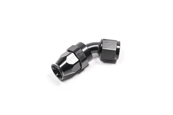 Radium 14-0635 PTFE Hose End, 8AN 45°, Black - Radium Engineering | Coore Australia