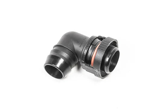 Radium 14-0668 V2 Quick Connect, 19mm Male to 90° 3/4" Barb Fitting - Radium Engineering | Coore Australia