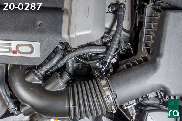 Radium Catch Can Kit, CCV, 15-17 Mustang GT, Fluid Lock - Radium Engineering | Coore Australia