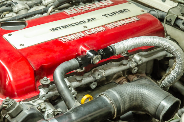 Radium 10AN Male Press-Fit Fitting - Nissan S13 SR20DET Exhaust