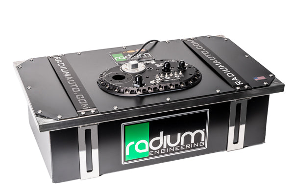 Radium 20-0910 weld-in cage shown with fuel cell installed