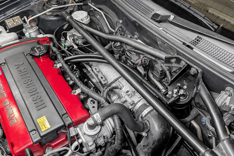 Radium Fluid Lock Catch Can Kit, Mitsubishi EVO 4-6 - Radium Engineering | Coore Australia