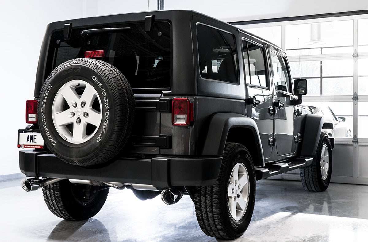 AWE Tread Edition Exhaust – Jeep JK / JKU Wrangler