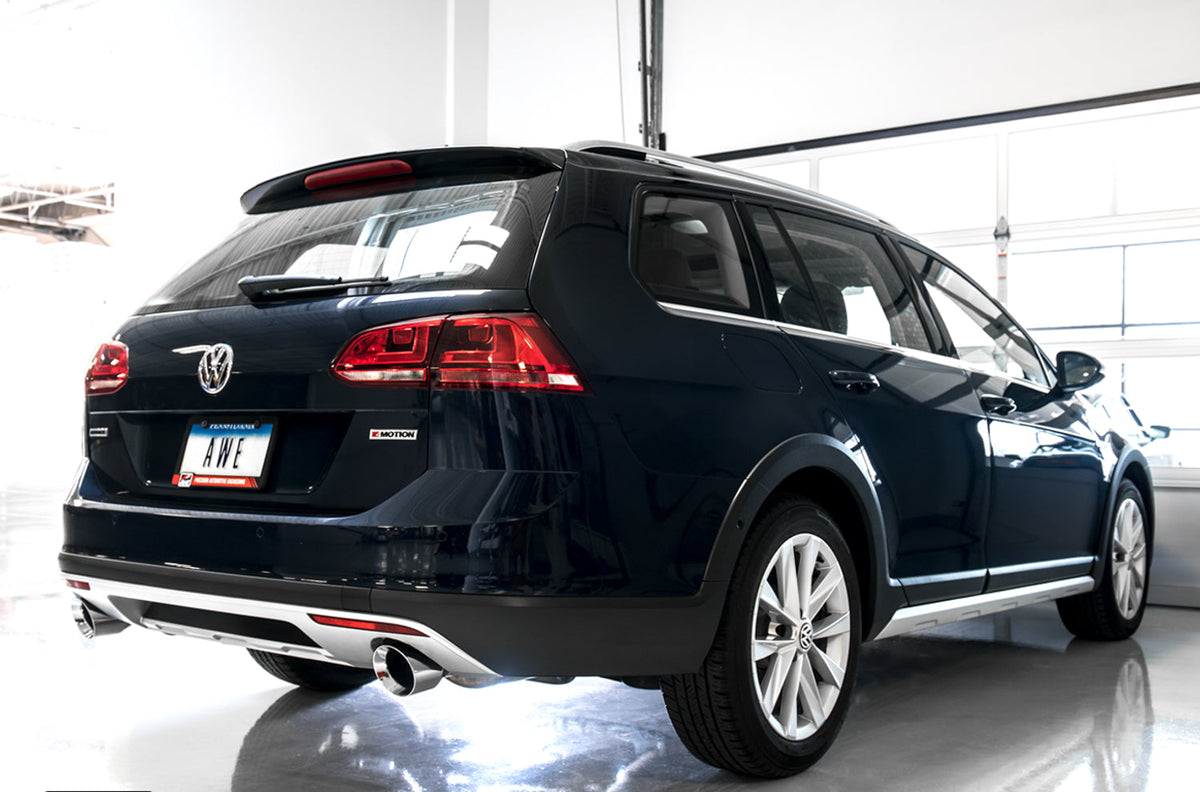 AWE Touring Edition Exhaust – VW Golf Alltrack / SportWagen 4MOTION