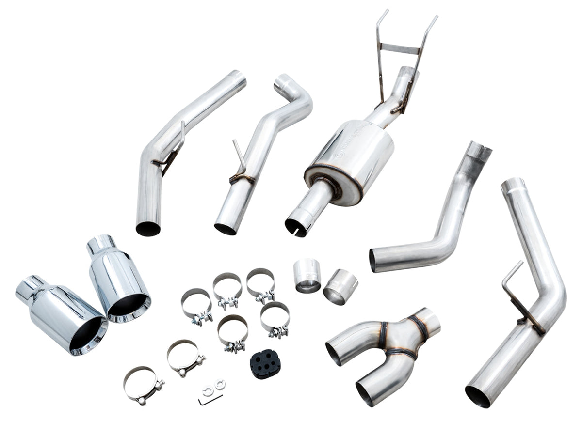 AWE 0FG Exhaust – RAM 1500 5.7L (DS, without Bumper Cutouts)