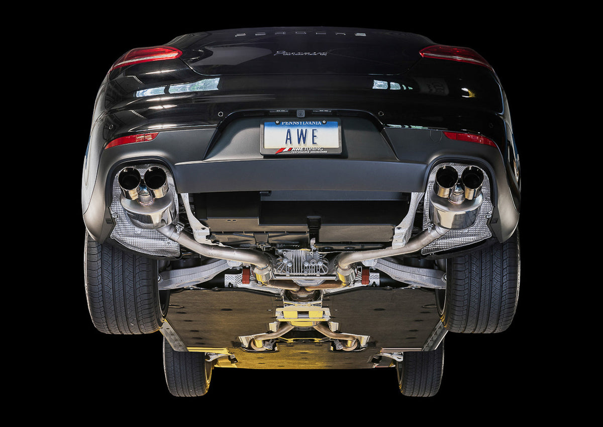 AWE Touring Edition Exhaust – Porsche 970 Panamera 2 / 4 3.6L