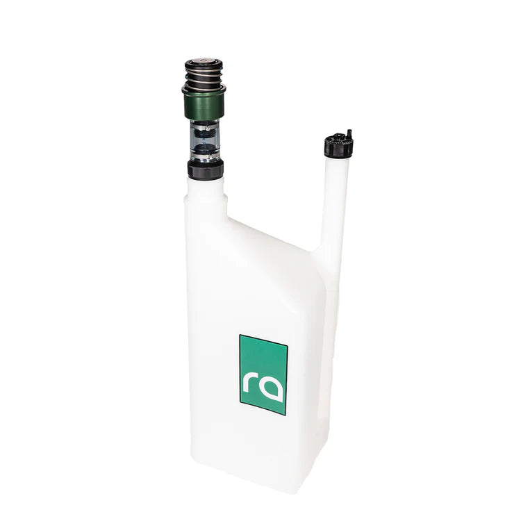 Radium Dump Can Cap Assembly, Dry Break Filler