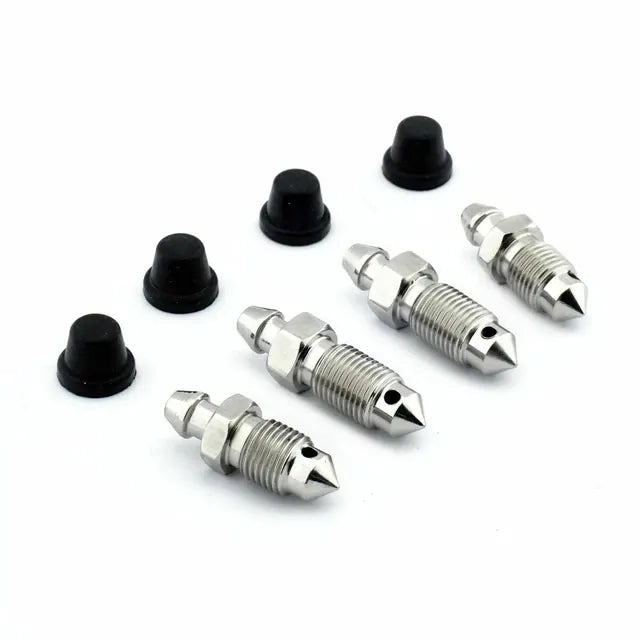 Alcon Bleed Screw 3/8" UNF with Dust Cap Sold set of 4