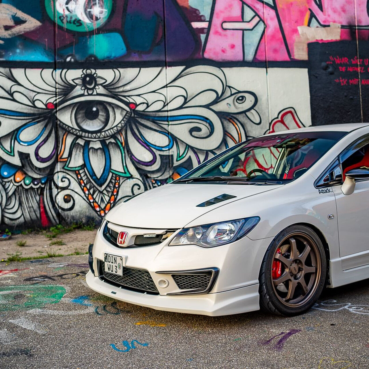 Paragon 2-piece Rotors Rear Pair 282mm x 9mm- Honda Civic Type R FD2