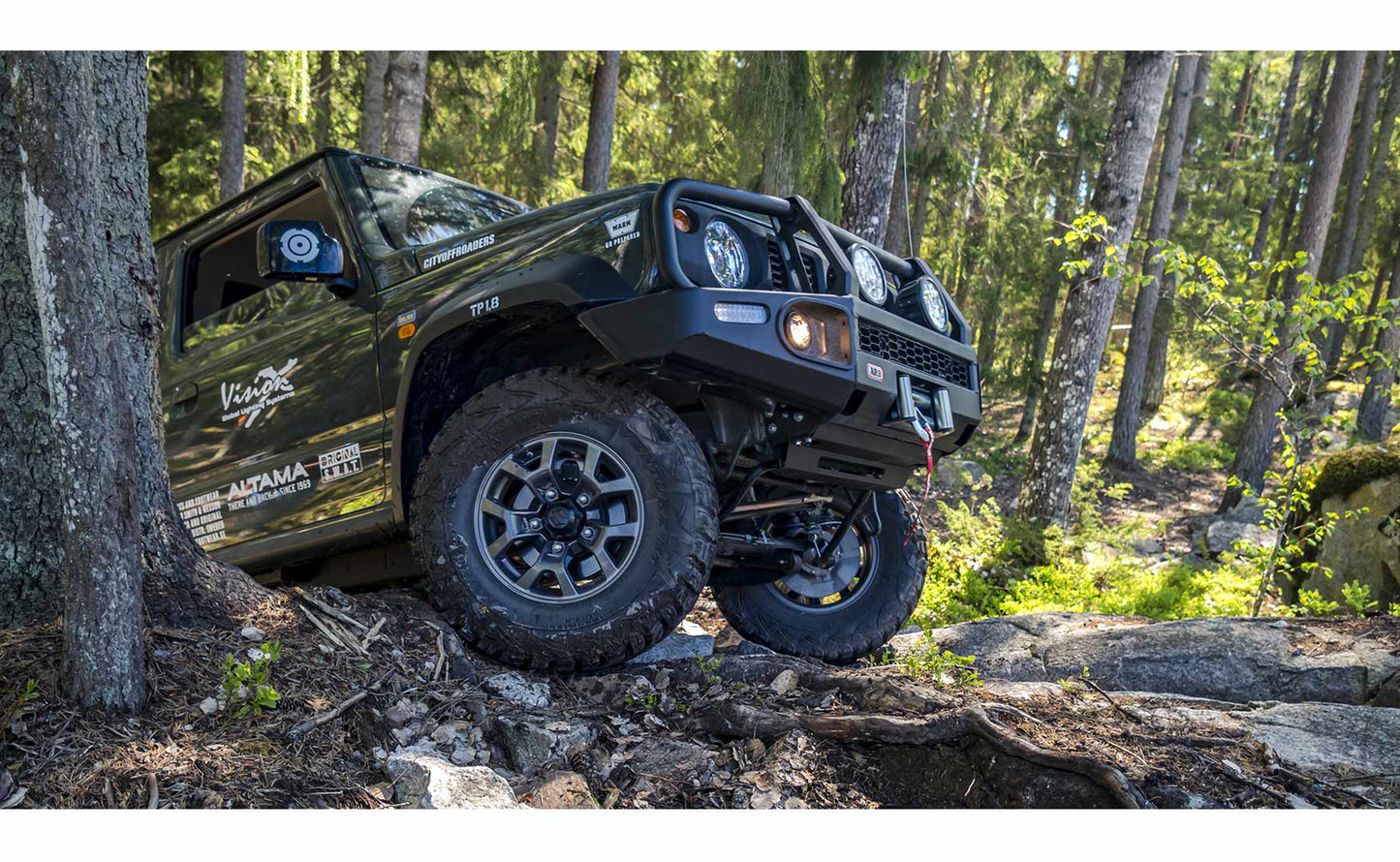 Ohlins Adventure 2 Way adjustable shocks Suzuki Jimny GJ