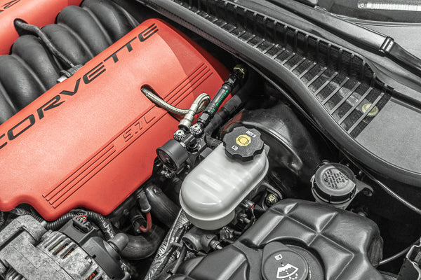Radium 13-0457 FPR Mount, Chevrolet Corvette C6 (2009-2013) – installation, view 6