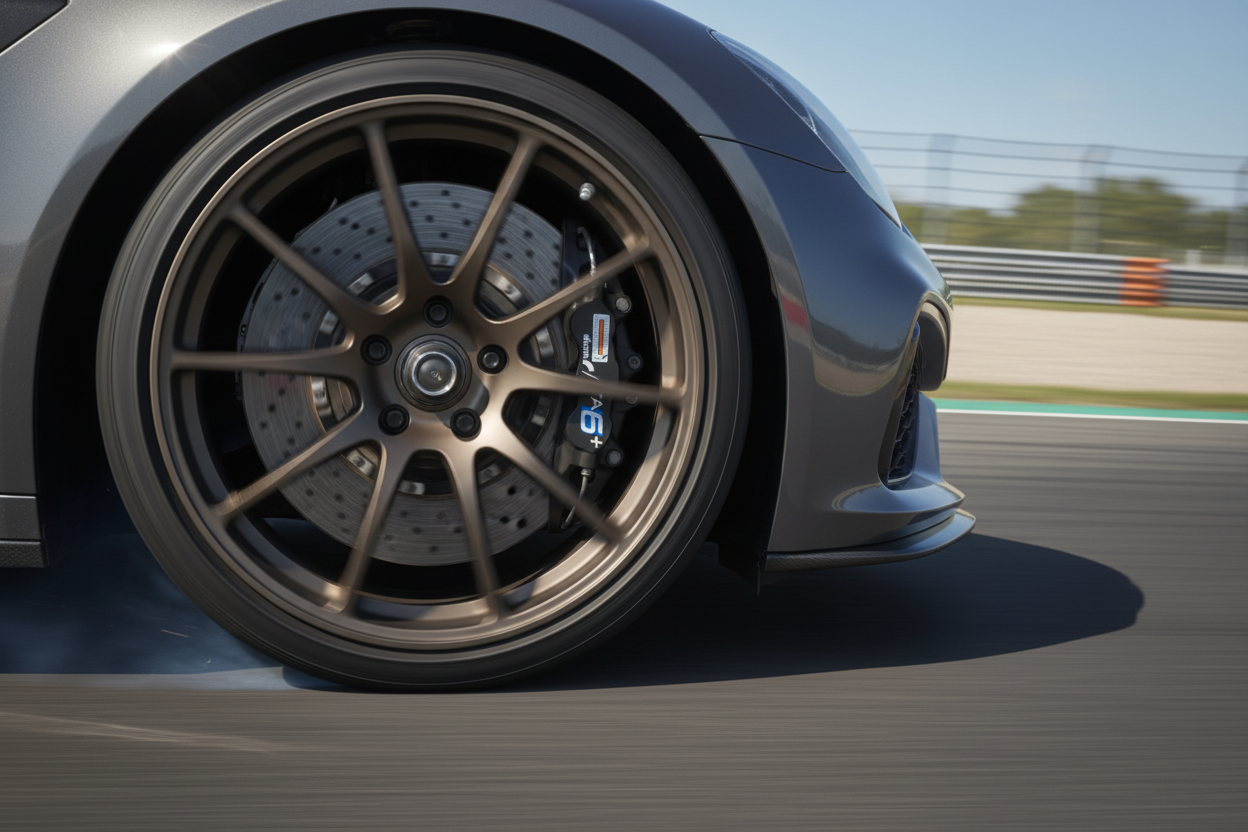 Alcon TA6+ calipers on track car