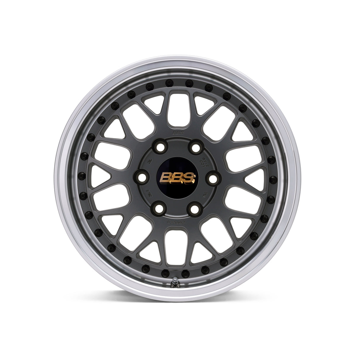 BBS RT-X wheel – Matte Grey Silver Diamond-cut (MGR-SLD)