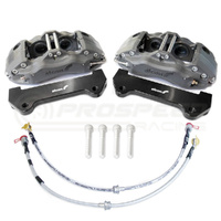 Alcon 4-Piston CRB343 Caliper Upgrade Kit - Audi A3, S3 8V/VW Golf Mk7 Inc GTI, R