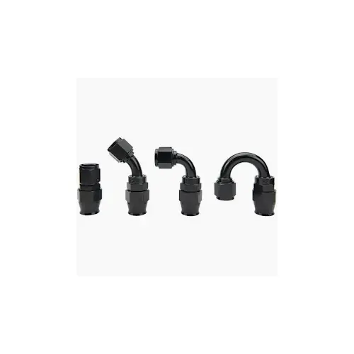 Radium 6AN PTFE Hose End Black