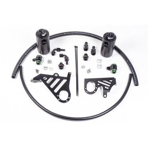 DUAL CATCH CAN KIT, 15-18 FORD FOCUS ST, FLUID LOCK