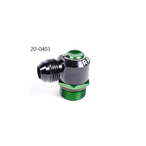 Radium V1 10AN ORB to 8AN Male Flare Swivel Banjo Fitting