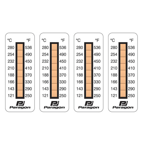 Paragon Caliper Temperature Indicator Strips