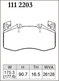 DIXCEL Front Brake Pads – Mercedes-AMG A45S (W177)