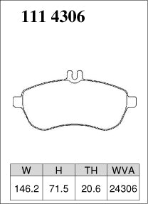DIXCEL Front Brake Pads - Mercedes-Benz C-Class (W204/S204/C204) / E-Class (W212/S212/C207) / SLK (R172) – view 2