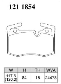 DIXCEL Front Brake Pads - Mini John Cooper Works (R56) - JCW Brembo Brake – view 2