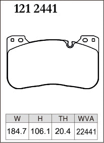 DIXCEL Rear Brake Pads – BMW M5 (F90/G90) / M8 (F92/F93) / X5 M (F95) / X6 M (F96)