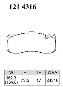 DIXCEL Front Brake Pads - Mini R56 John Cooper Works GP / BMW 1 Series (E82/E87/E88) / 3 Series (E90) - 6-Piston Caliper – view 2