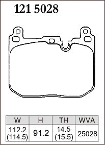 DIXCEL Front Brake Pads - BMW M135i (F40) / M235i (F44) / X2 M35i (F39) / MINI JCW – view 2