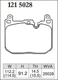 DIXCEL Front Brake Pads - BMW M135i (F40) / M235i (F44) / X2 M35i (F39) / MINI JCW – view 2