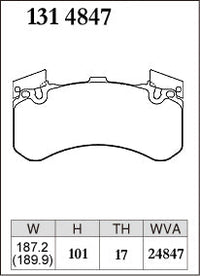 DIXCEL Front Brake Pads – Audi S6 (C7/C7.5) / S7 (C7/C7.5) / S8 (D4)