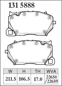 DIXCEL Front Brake Pads - Audi RS6 (C8) / RS7 (C8) / Porsche Cayenne/Cayenne Coupe (9YA/9YB) – view 2