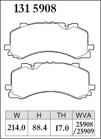 DIXCEL Front Brake Pads – Audi S6 (C8) S7 (C8) S8 (D5) SQ7 (4M) SQ8/RSQ8 (4MN) – view 2