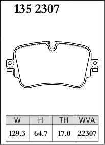 DIXCEL Rear Brake Pads – Audi A6/S6 (C8) A7/S7 (C8) A8/S8 (D5) Q7/SQ7 (4M) Q8/SQ8/RSQ8 (4MN) / VW Touareg (CR) – view 2