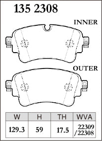 DIXCEL Rear Brake Pads - Audi A4/S4 (B9) / A5/S5 (F5) / Q5/SQ5 (FY) / VW Touareg (CR) – view 2