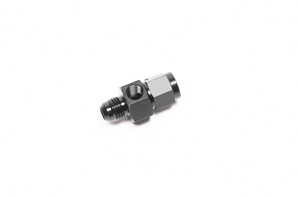 Radium AN Male to Female Fitting w/Inline 1/8" NPT Female Port  - Radium Engineering | Coore Australia