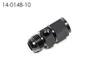 Radium AN Male to Female Fitting w/Inline 1/8" NPT Female Port  - Radium Engineering | Coore Australia