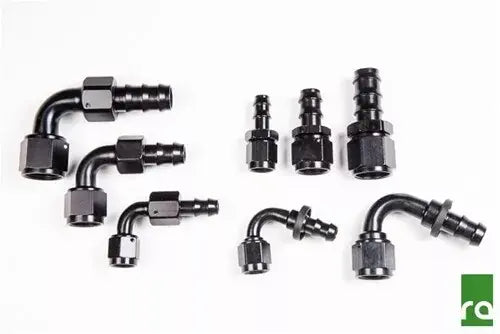 Radium 14-0211 PushLok Hose End, 10AN Straight - Radium Engineering | Coore Australia