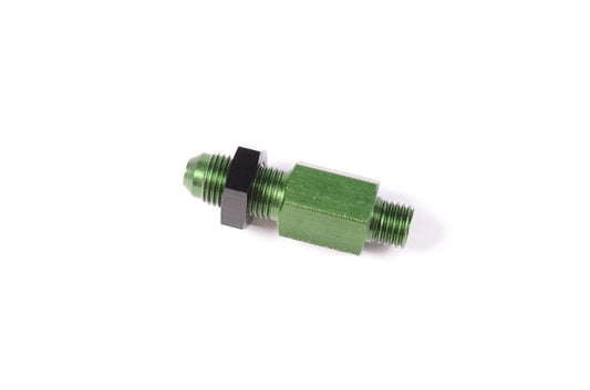 Radium 14-0273 6AN to M12x1.5mm Male Bulkhead Fitting with Jam Nut - Radium Engineering | Coore Australia