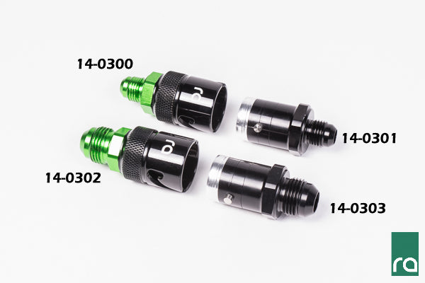 Radium 27mm Dry Break AN Couplers