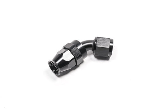 Radium 14-0635 PTFE Hose End, 8AN 45°, Black - Radium Engineering | Coore Australia
