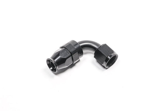 Radium 14-0636 PTFE Hose End, 8AN 90°, Black - Radium Engineering | Coore Australia