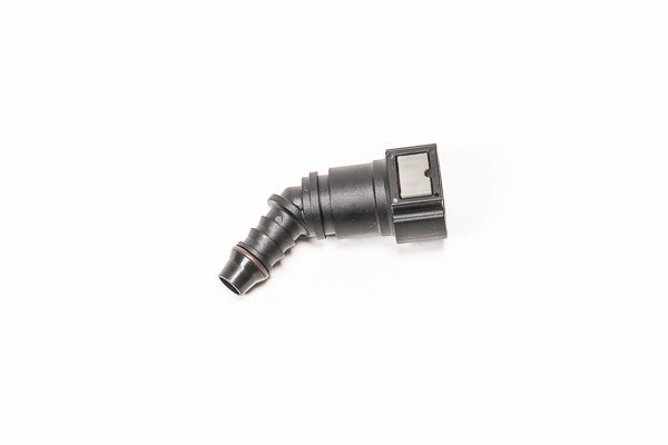 Radium 10mm SAE Female to 45° 3/8" Barb Fitting - Radium Engineering | Coore Australia