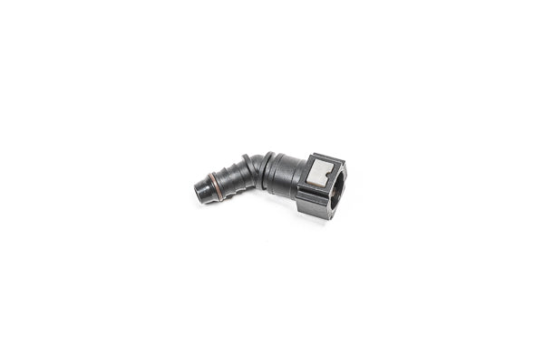 Radium 5/16" SAE Female to 45° 3/8" Barb Fitting - Radium Engineering | Coore Australia