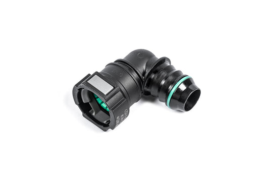 Radium 3/4" SAE Female to 90° 3/4" Barb Fitting - Radium Engineering | Coore Australia