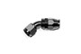 Radium 10AN Hose End, 45°, PTFE, Black - Radium Engineering | Coore Australia
