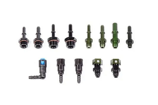 Radium AN Male Flare to Hose Barb Fitting